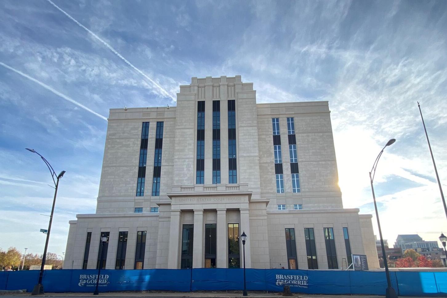 New federal courthouse in downtown Greenville